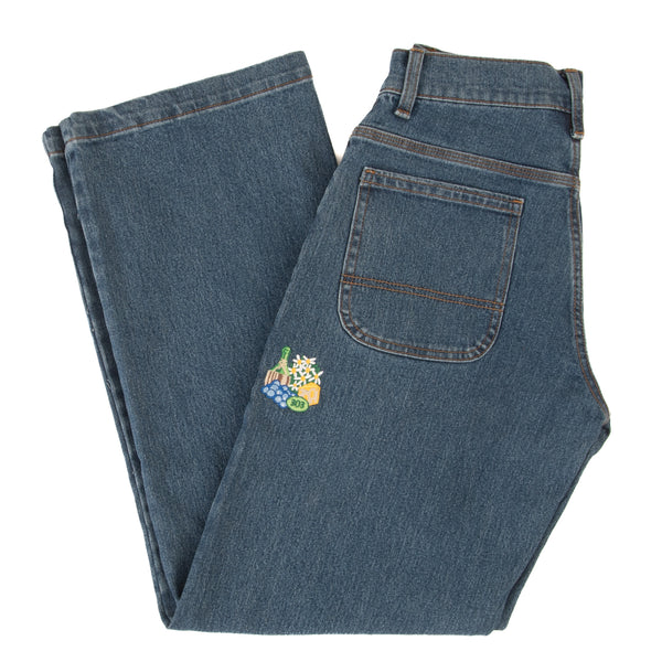 303 Boards - Wine and Cheese Dickies Loose Fit Denim (Stonewashed Vintage Blue)