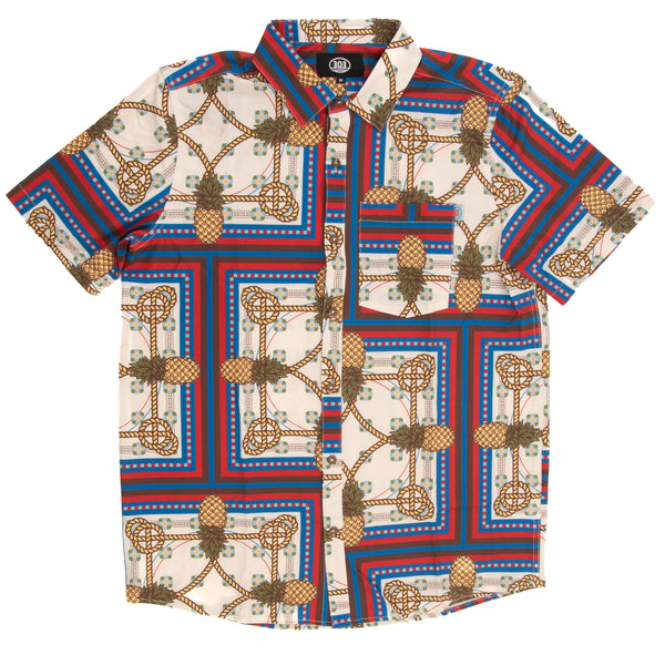 303 Boards - 303 Boards x Happy Hour Copa Collaba Button Up Shirt (Cream)