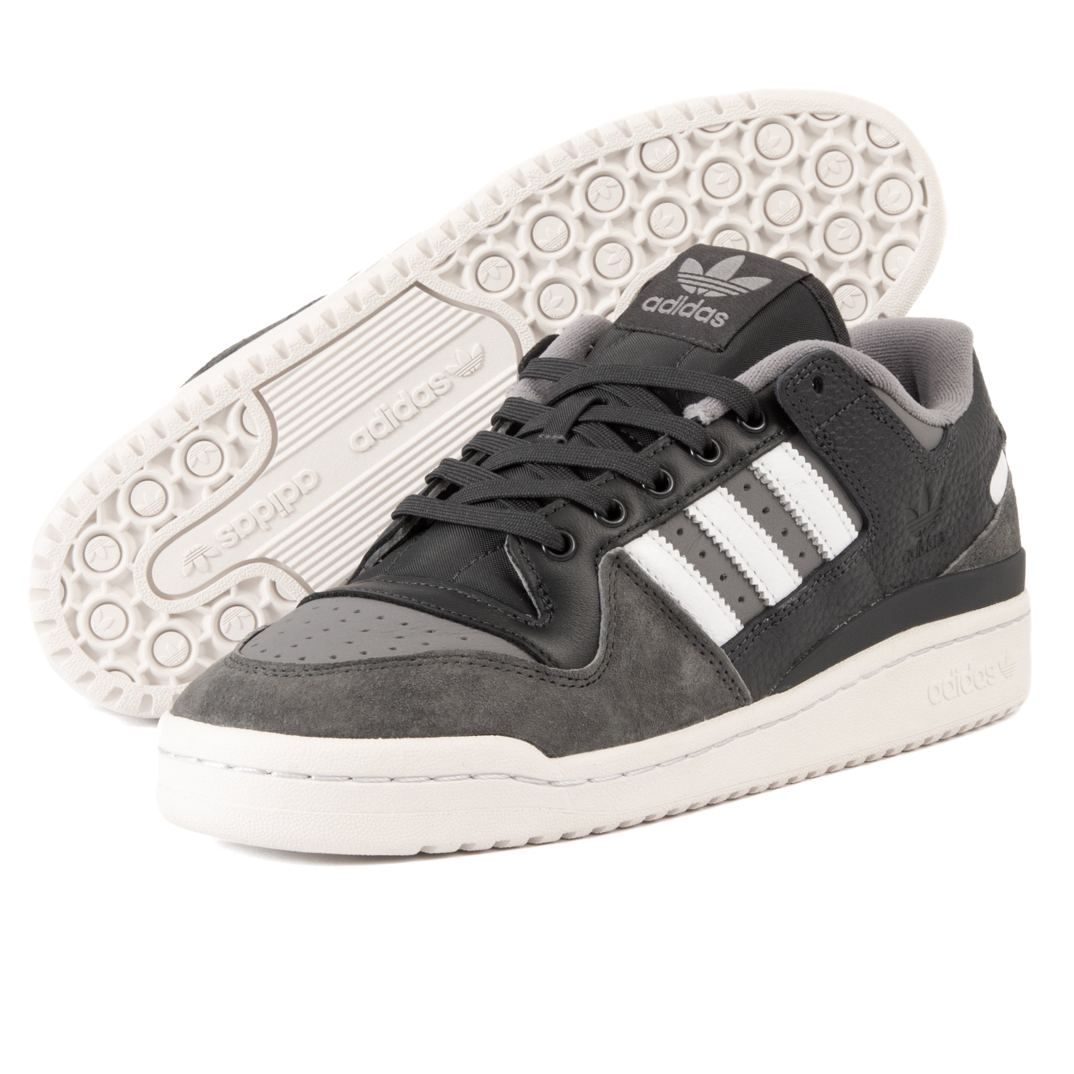 adidas Forum 84 Low ADV Shoes - Carbon/Crystal White/Grey adidas Forum 84 Low ADV Shoes - Carbon/Crystal White/Grey