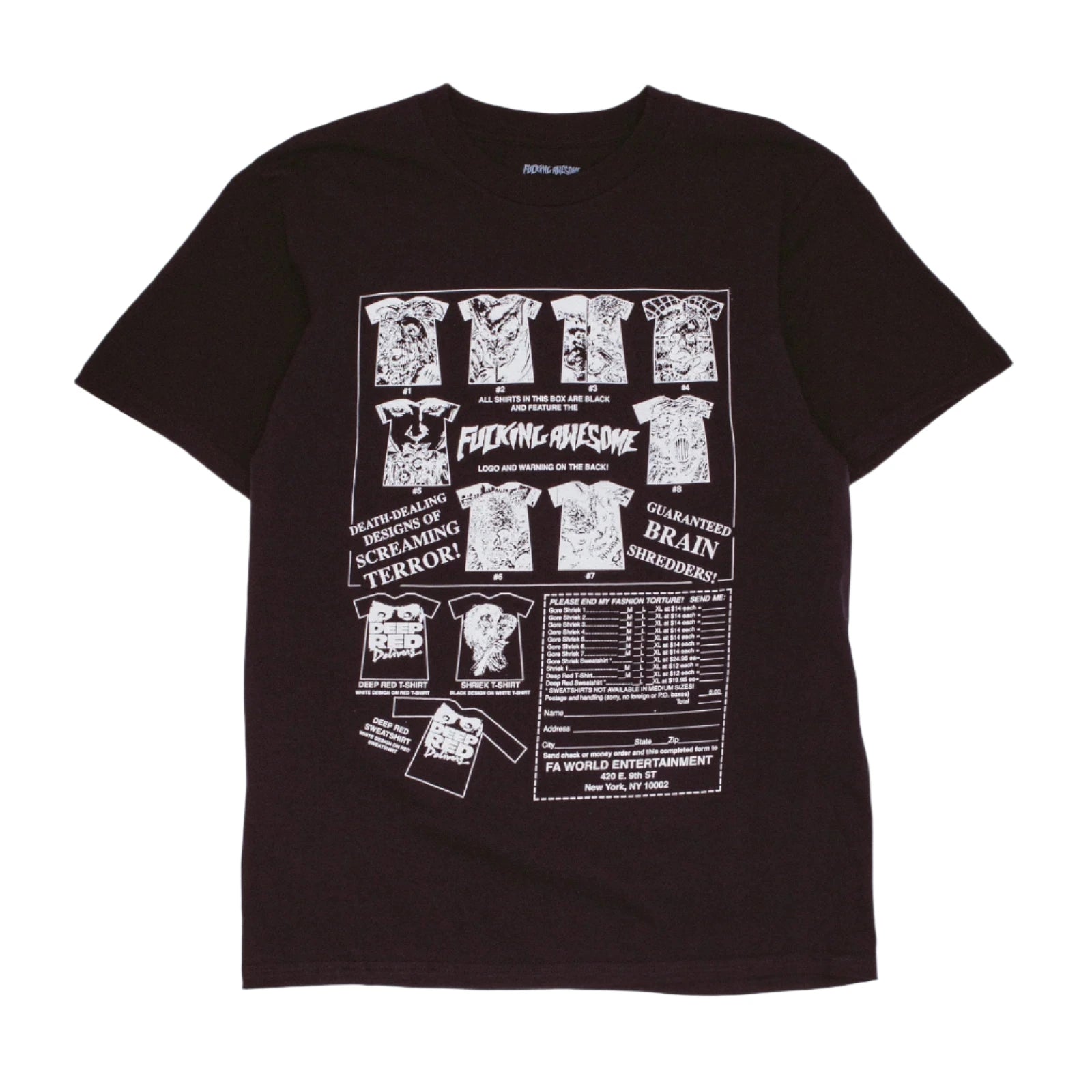 Fucking Awesome - Gore Shriek Tee (Black)
