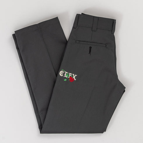 303 Boards - 303 X Dickies Skateboarding CLFX Rose Regular Fit Twill Pants (Charcoal Grey)