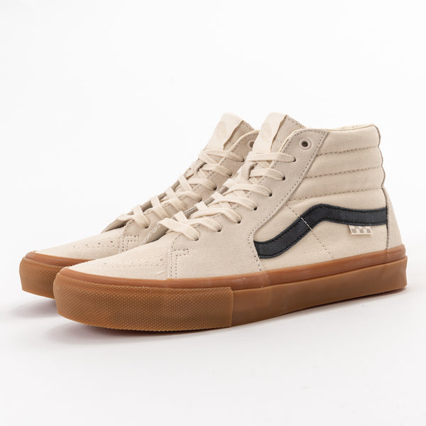 Vans sk8 hi khaki gum on sale