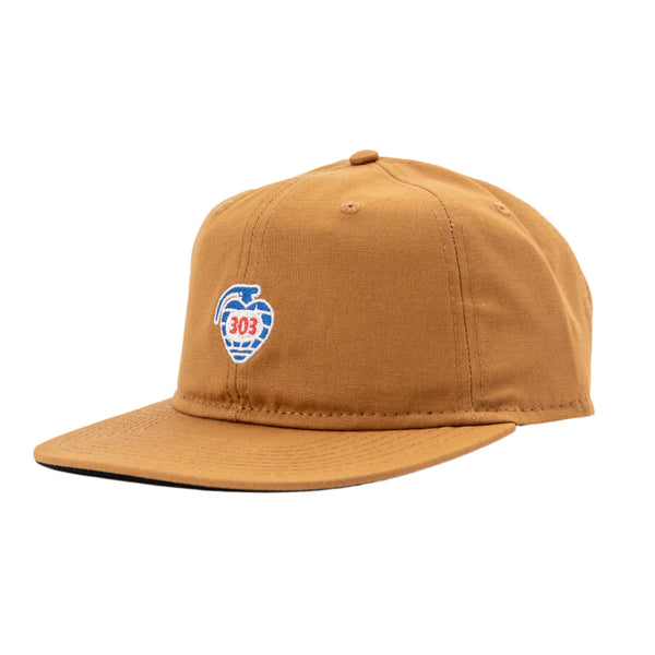 303 Boards - 303 X Thunder Trucks Hat (Duck Brown)