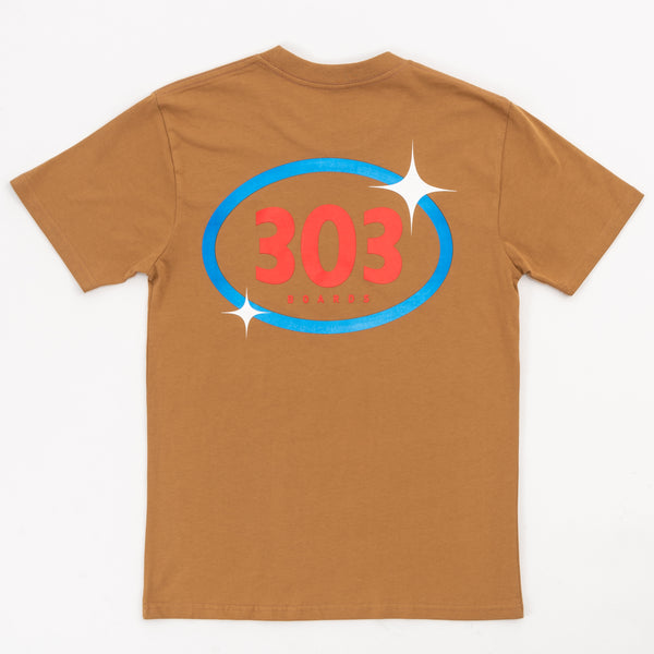 303 Boards - 303 X Thunder Trucks Shirt (Tan)