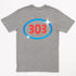 303 Boards - 303 X Thunder Trucks Shirt (Heather Grey)