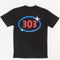 303 Boards - 303 X Thunder Trucks Shirt (Black)