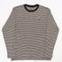 303 Boards - 303 X Brixton 303 Oval Embroidered Striped Long Sleeve Shirt (Black/White)