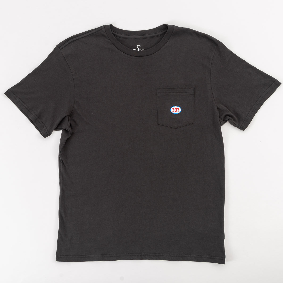 303 Boards - 303 X Brixton 303 Oval Embroidered Pocket Shirt (Black ...