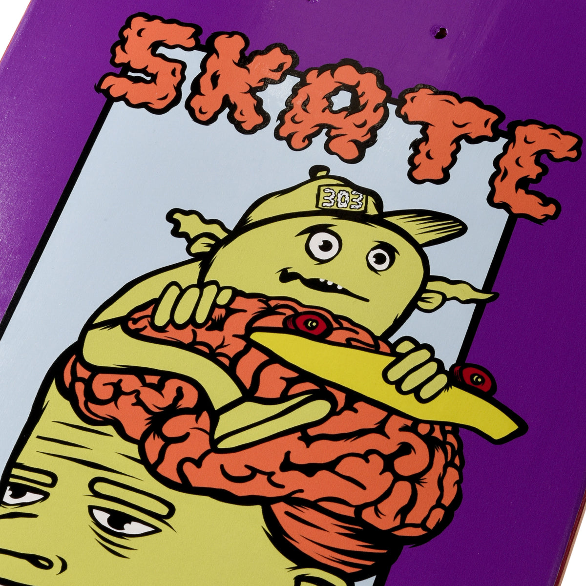 303 Boards - 303 Boards x Jay Croft Skate Brain Deck (Multiple Sizes)
