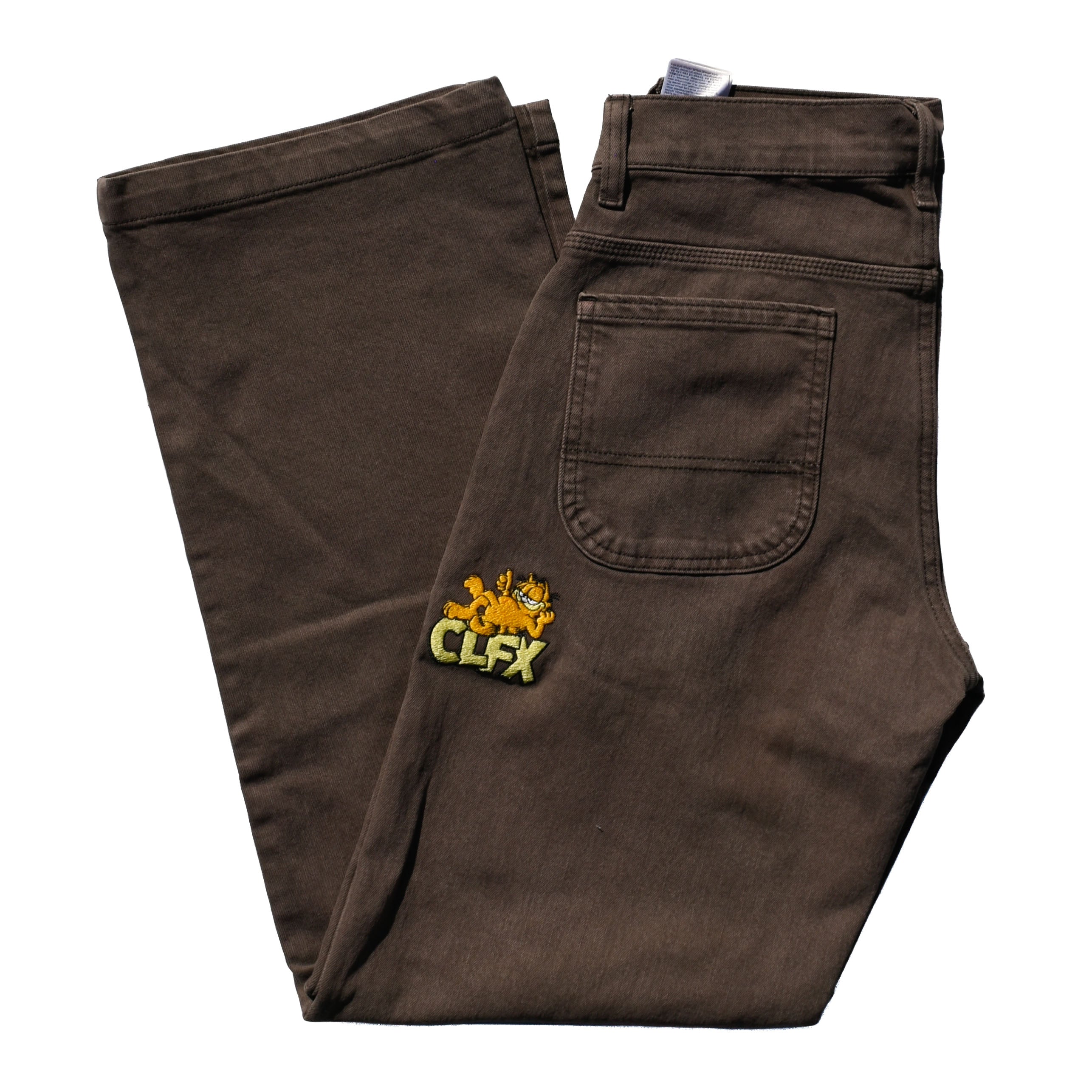 303 Boards - 303 X Dickies Skateboarding Colfax "Thanks For Nothing" Wingville Loose Fit Jeans (Washed Brown)