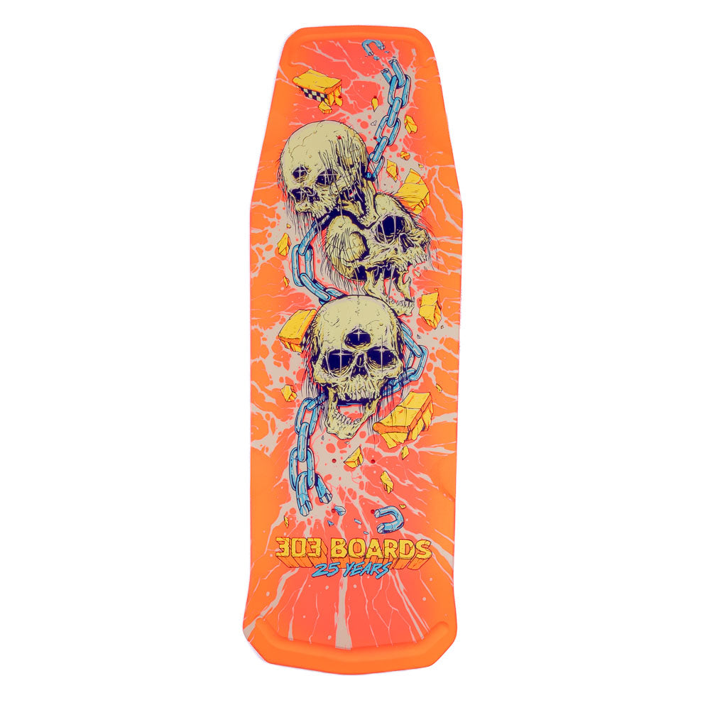 303 Boards - 303 X Max Sherman Metal Magic Skulls Deck (9.75