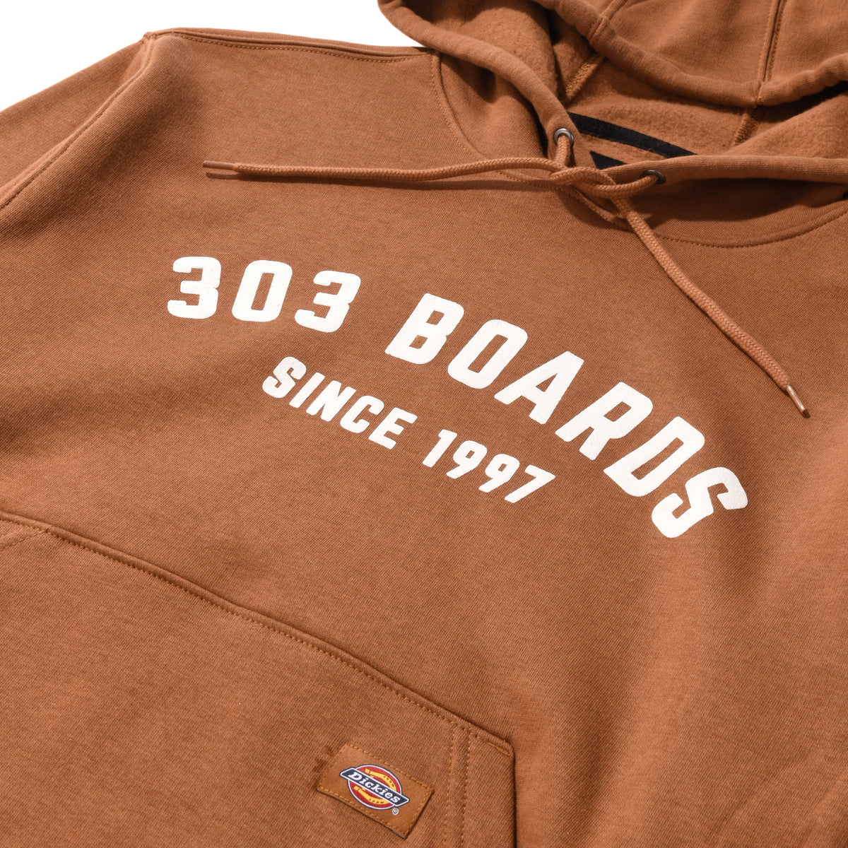 303 Boards - 303 x Dickies Collegiate Hoodie (Brown Duck)