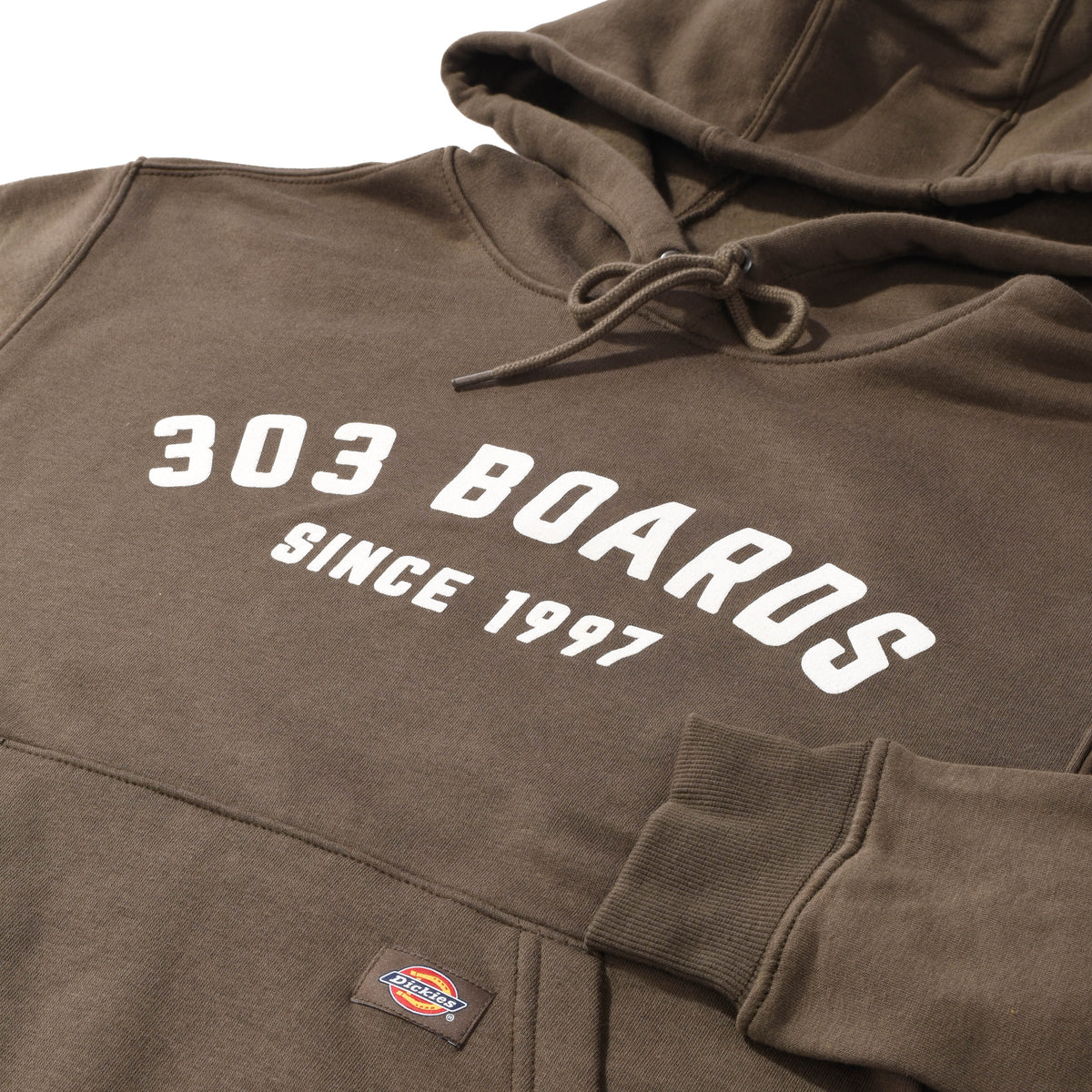 303 Boards - 303 x Dickies Collegiate Hoodie (Moss Green)