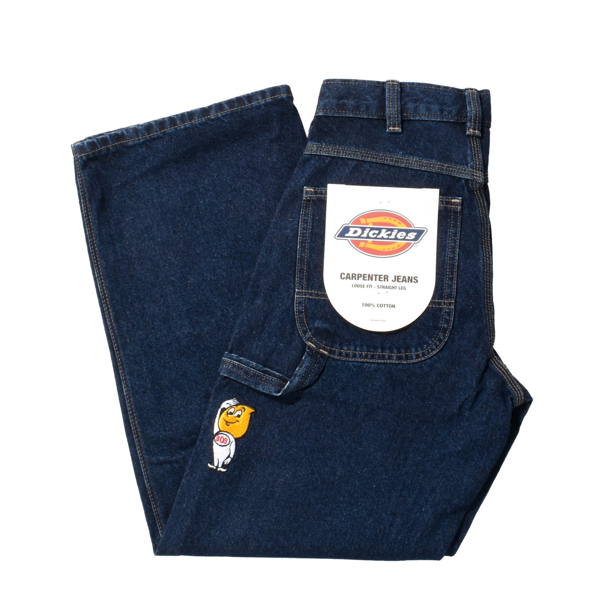 303 Boards - 303 x Dickies Esso Loose Straight Carpenter Jeans (Dark Indigo)