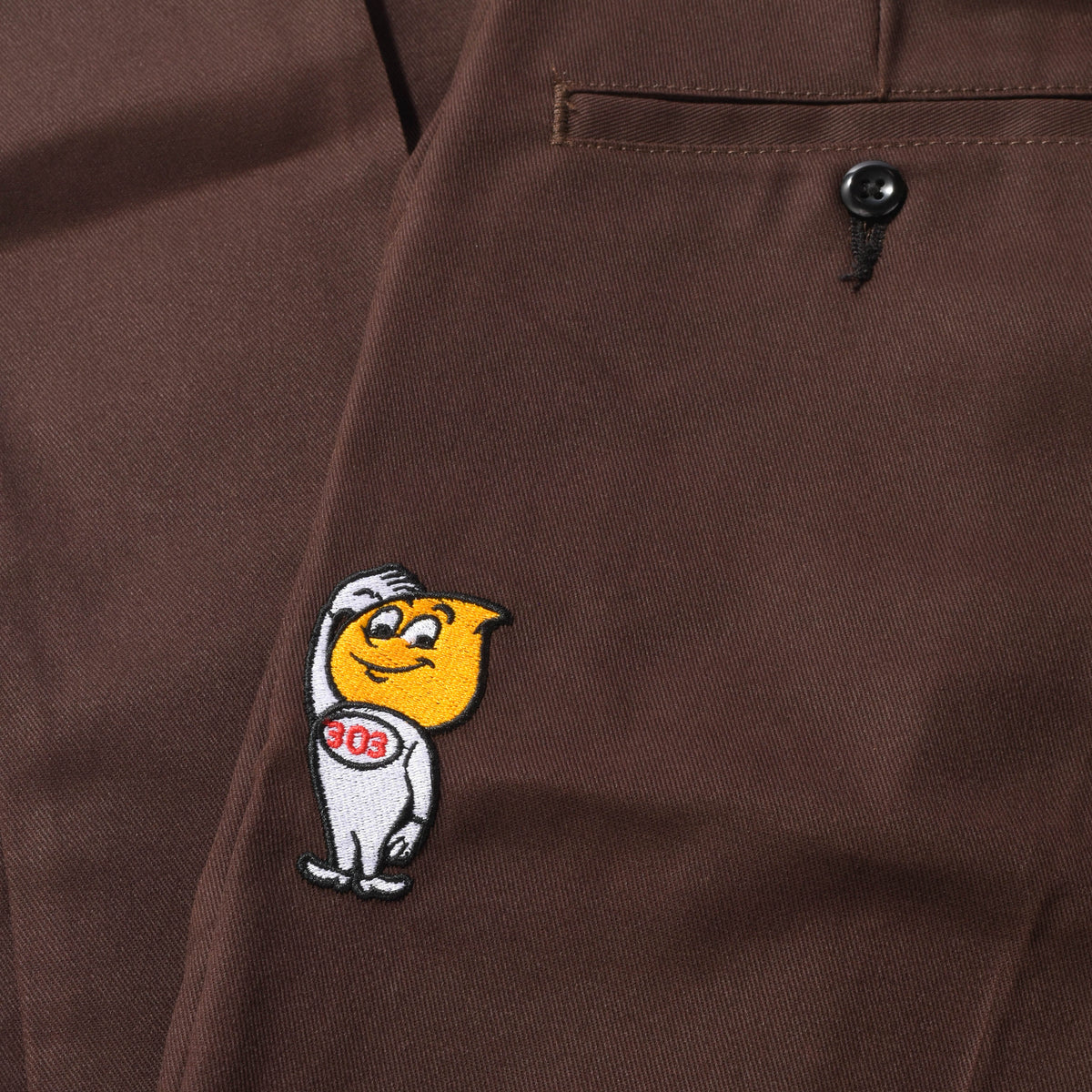 303 Boards - 303 x Dickies Esso Regular Fit Chino Twill Pant (Brown)