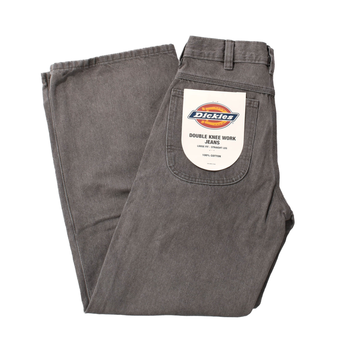 303 Boards - 303 x Dickies Mini Oval Loose Fit Double Knee Jeans (Washed Grey)