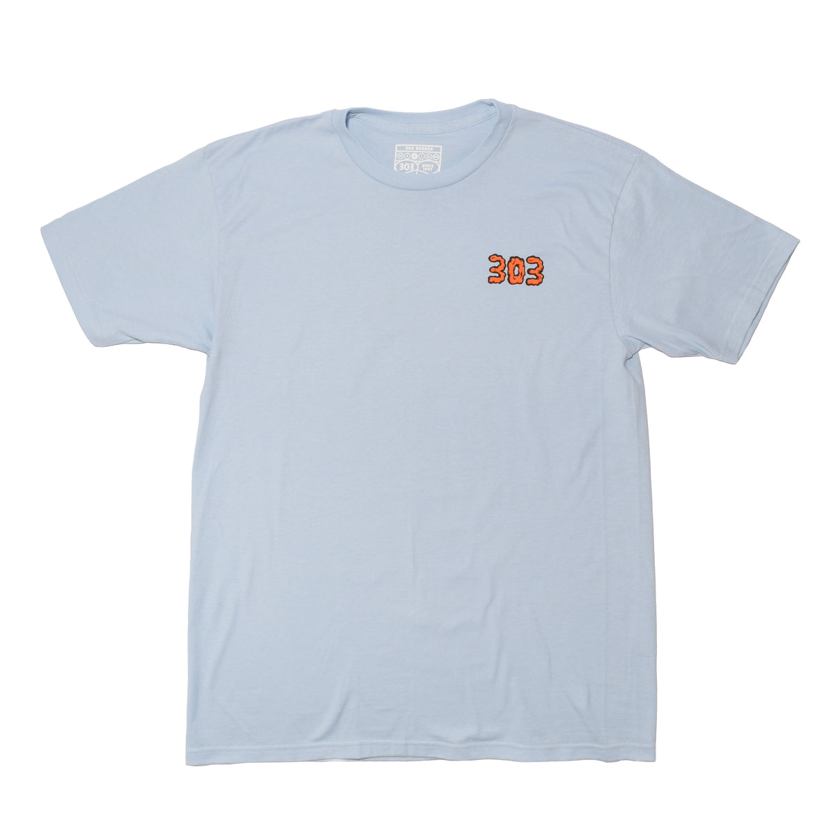 303 Boards - 303 x Jay Croft Skate Brain Tee (Baby Blue)