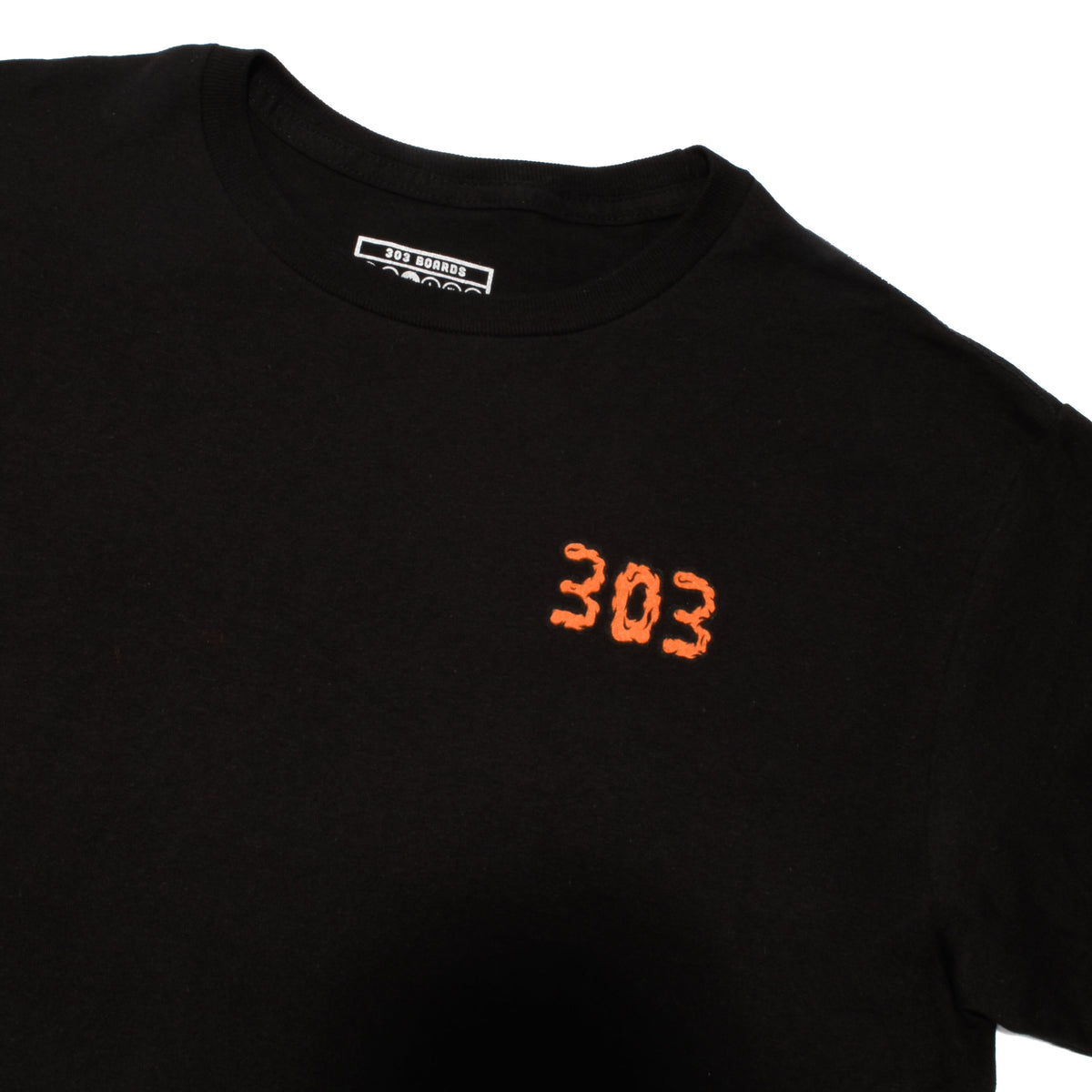 303 Boards - 303 x Jay Croft Skate Brain Tee (Black)