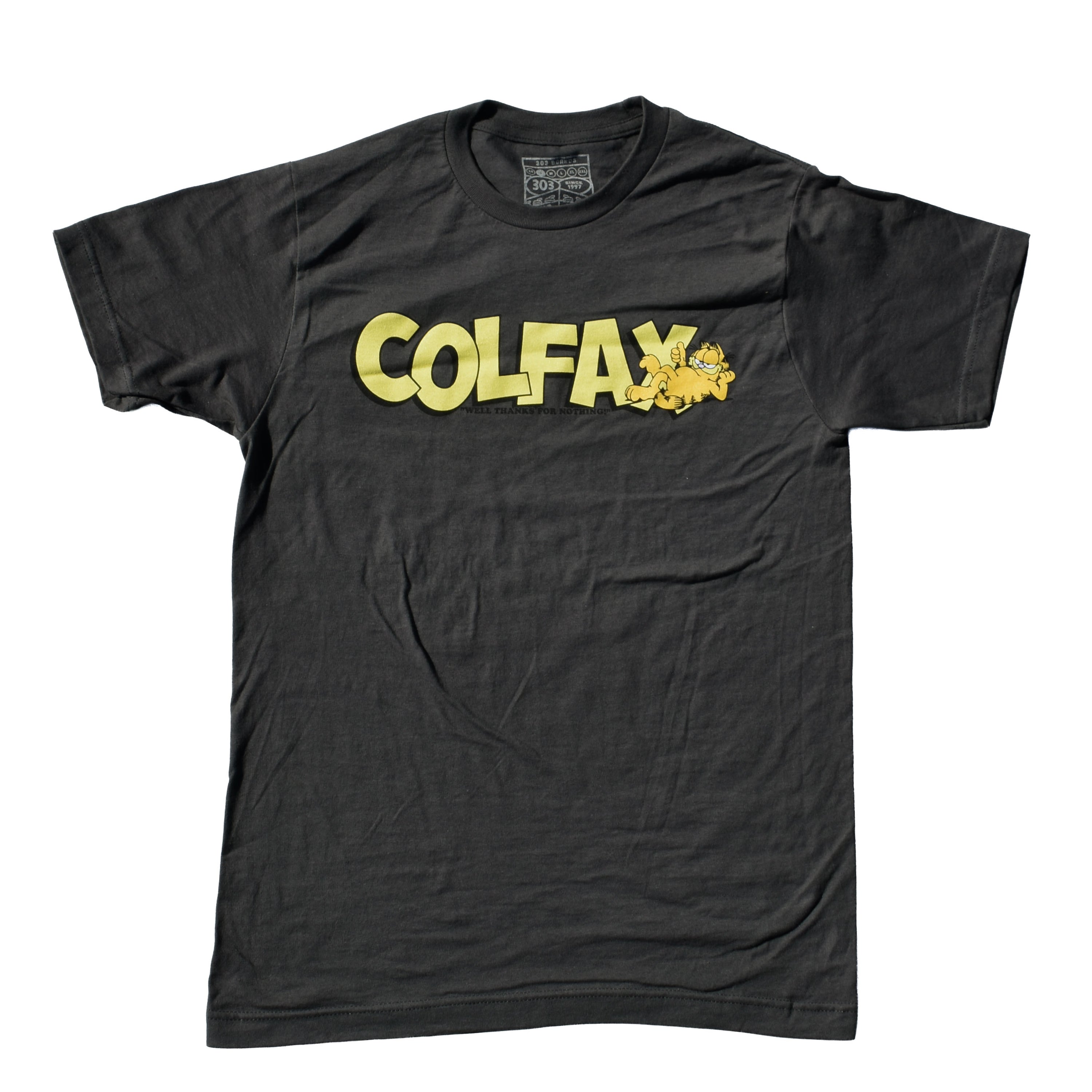 303 Boards - Colfax "Thanks For Nothing" Tee (Charcoal)
