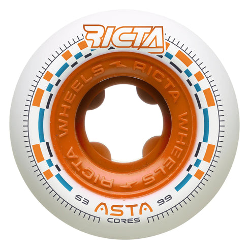 Ricta - Asta Cores White Round 99a Wheel (53mm)