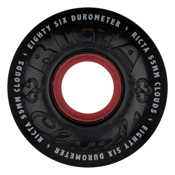 Ricta - Clouds Black Red 86a Wheel (55mm)