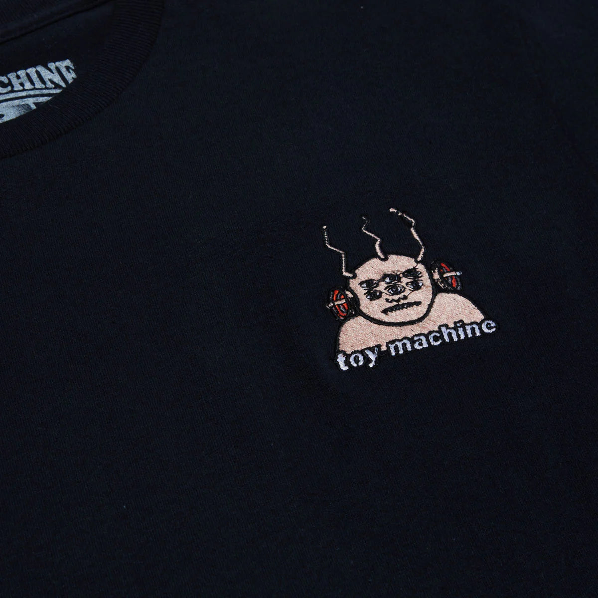 Toy Machine - T-Mission Embroidered Shirt (Black) *SALE