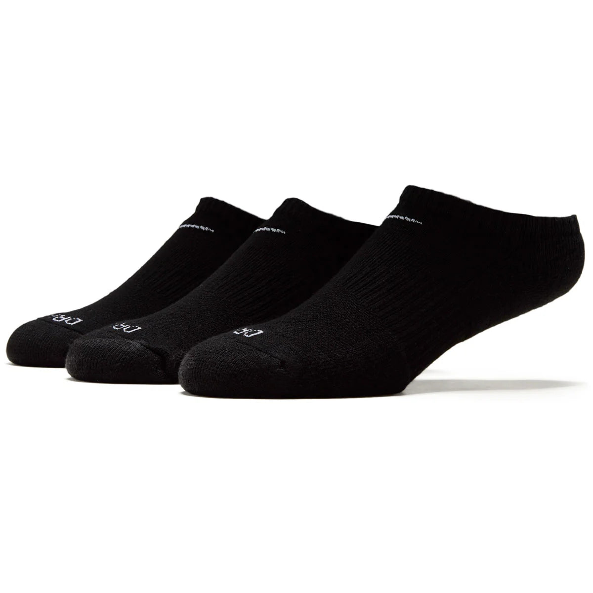 Nike SB - 3 Pack Everyday Plus Dri-Fit No Show Socks (Black) *SALE