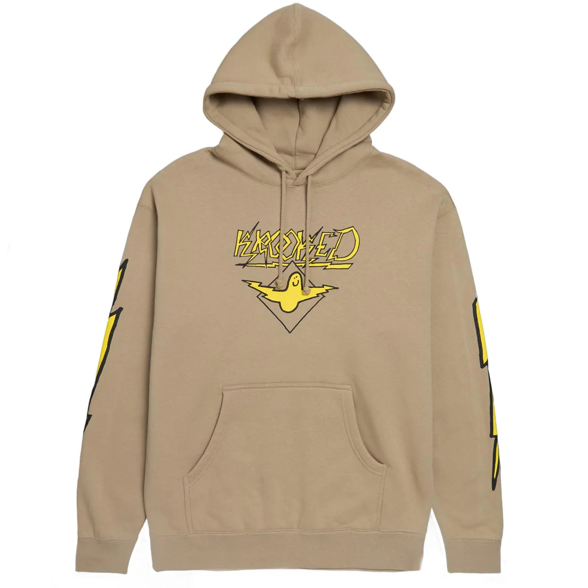Krooked - Bird Lightning Sleeves Hoodie (Sand) *SALE