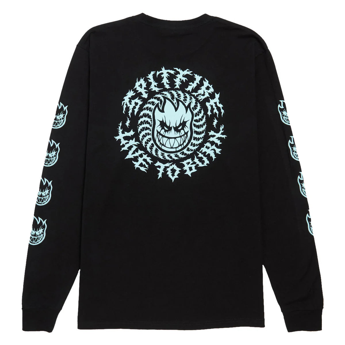 Spitfire - Deathmask Long Sleeve Tee (Black)