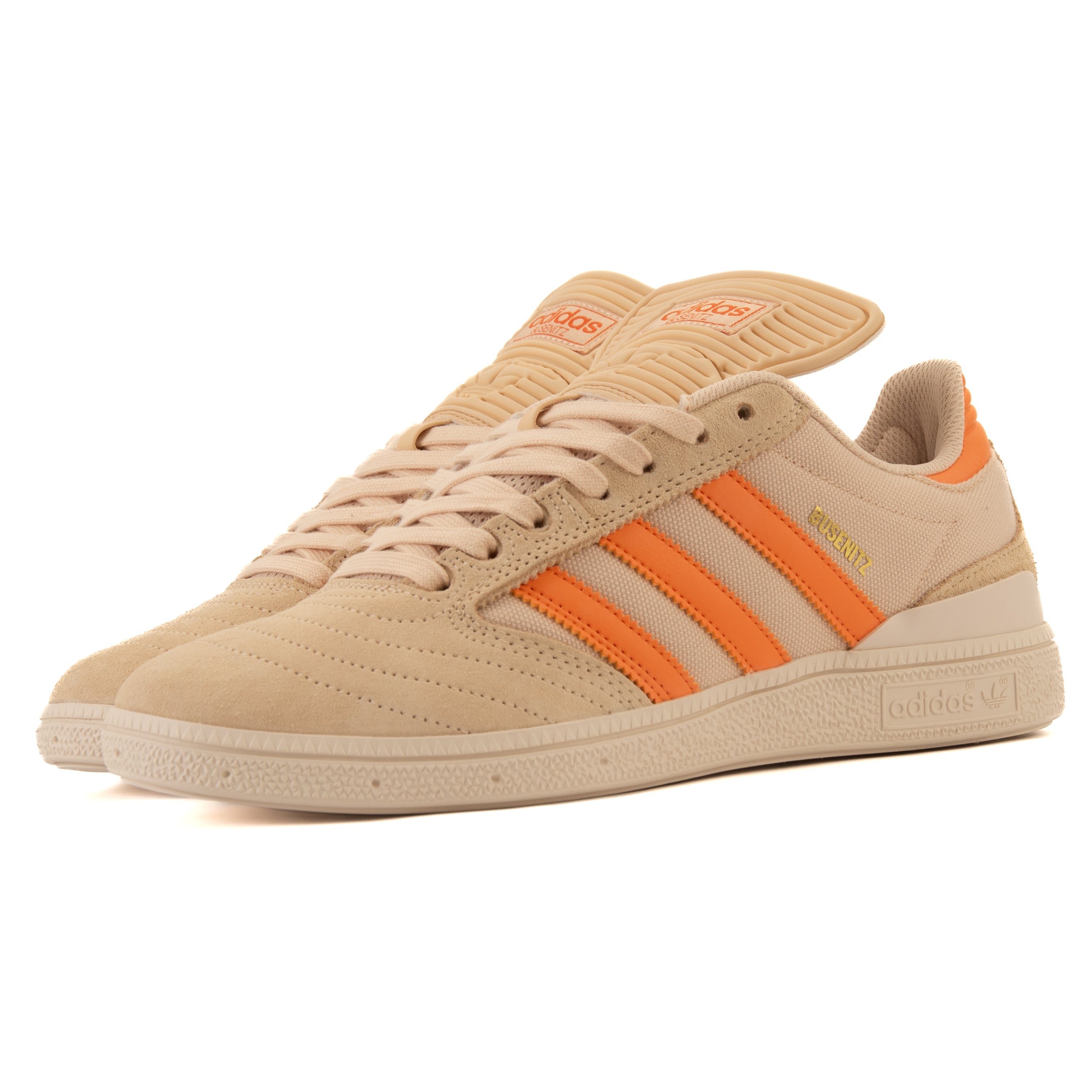adidas Busenitz Shoes - Crystal Sand/Bright Orange/Gold Metallic adidas Busenitz Shoes - Crystal Sand/Bright Orange/Gold Metallic
