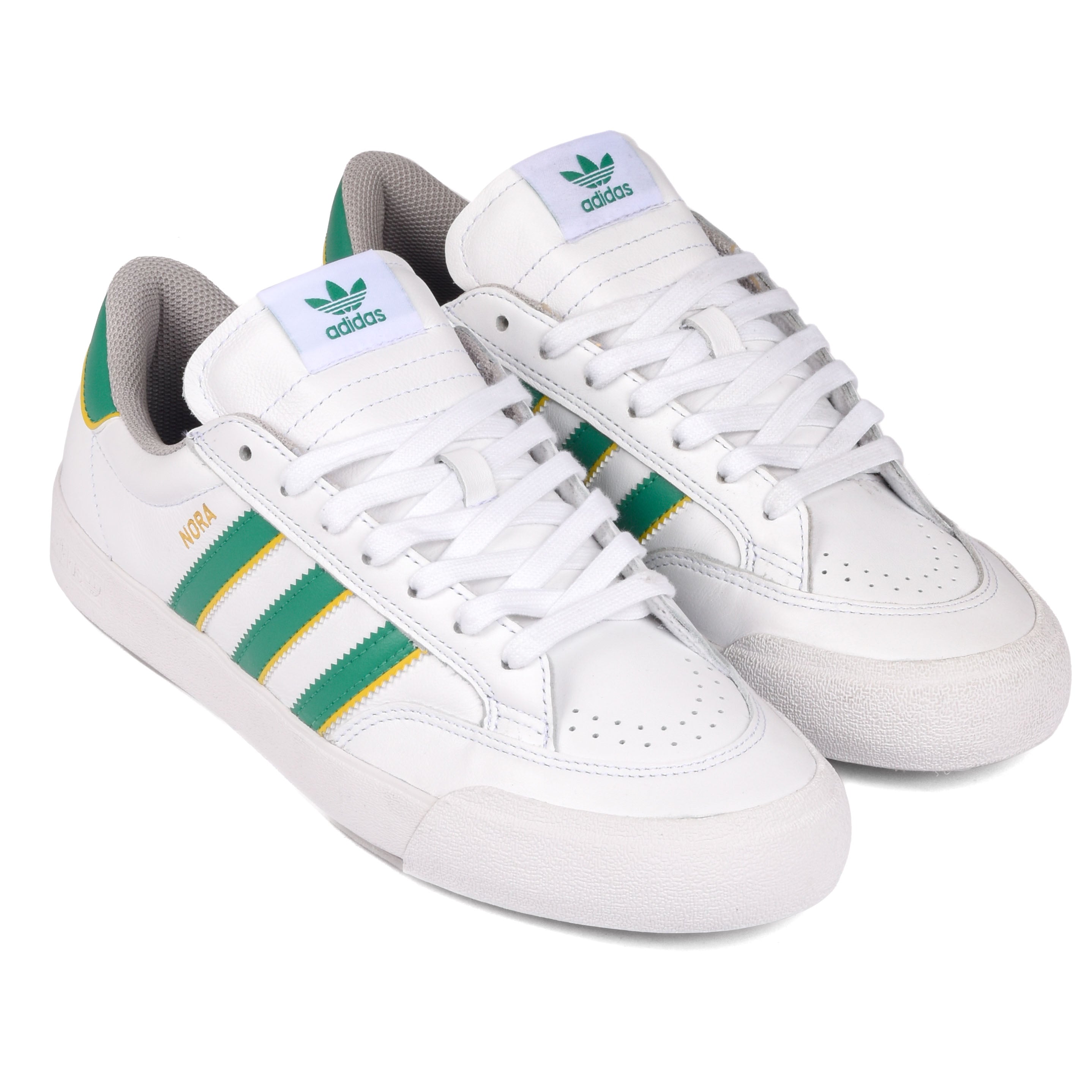 Adidas - Nora (Cloud White/Court Green/Yellow)*SALE