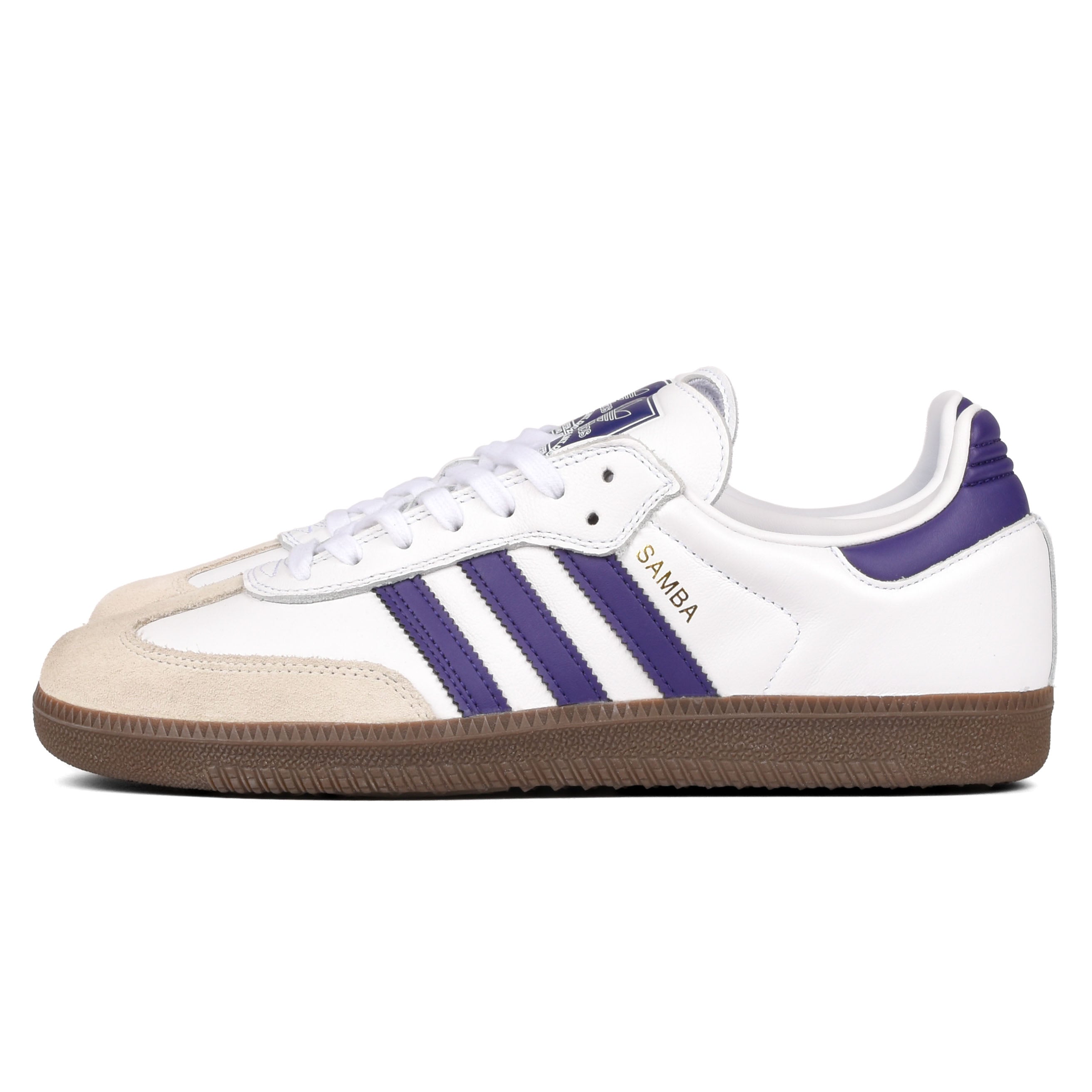 Adidas - Samba ADV (Cloud White/Collegiate Purple/Gold Metallic) *SALE