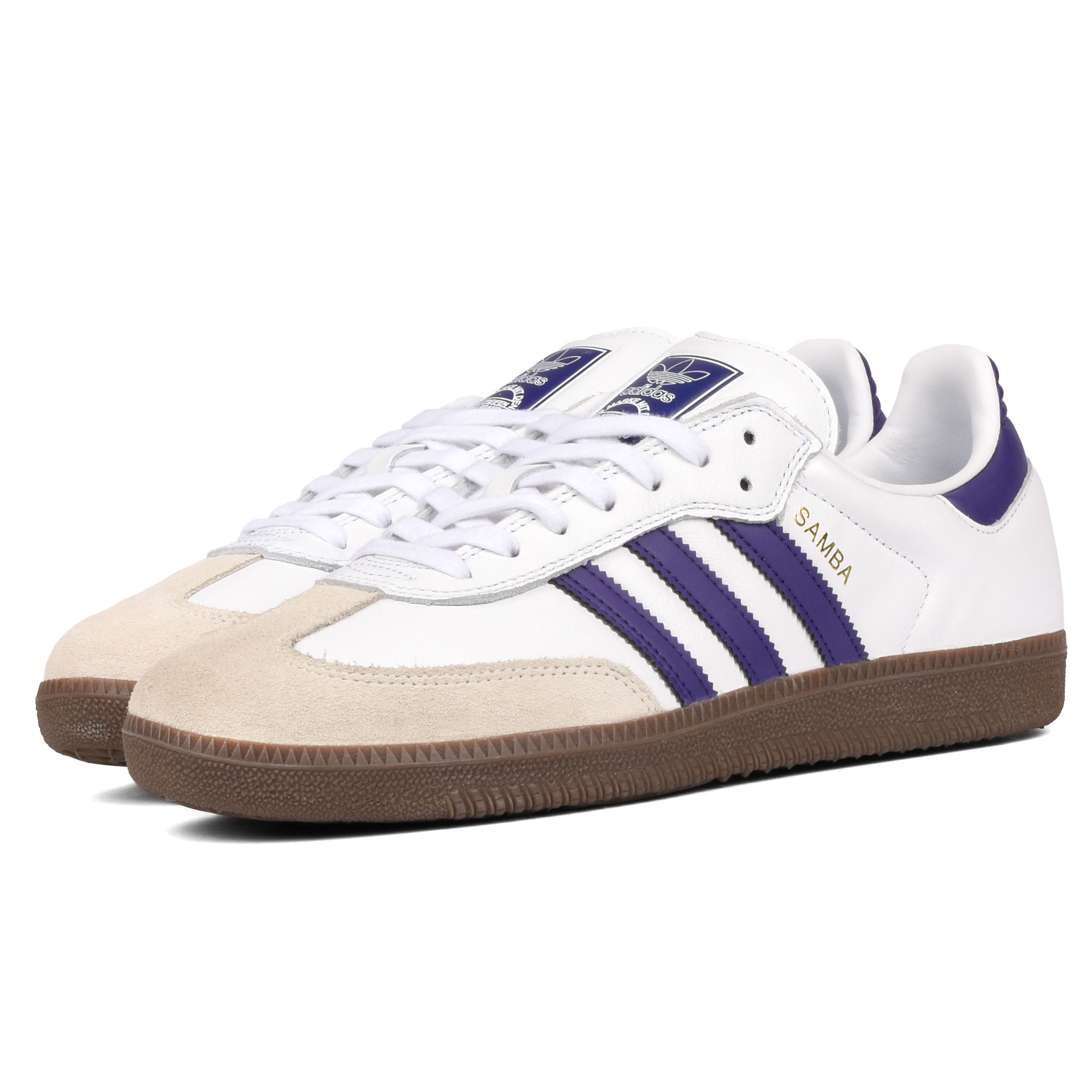 Adidas - Samba ADV (Cloud White/Collegiate Purple/Gold Metallic) *SALE