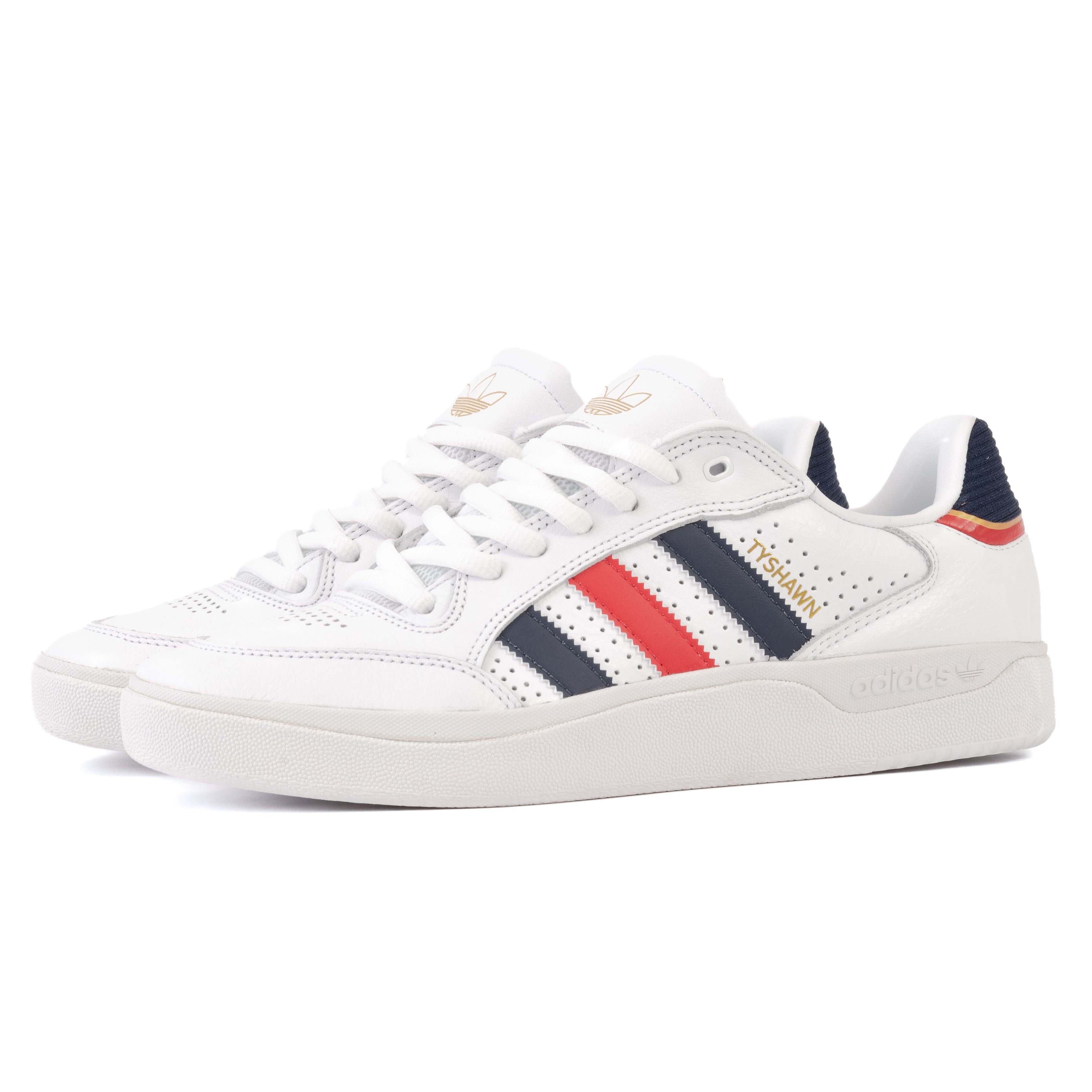 Adidas - Tyshawn Low (Cloud White/Better Scarlet/Gold Adidas - Tyshawn Low (Cloud White/Better Scarlet/Gold
