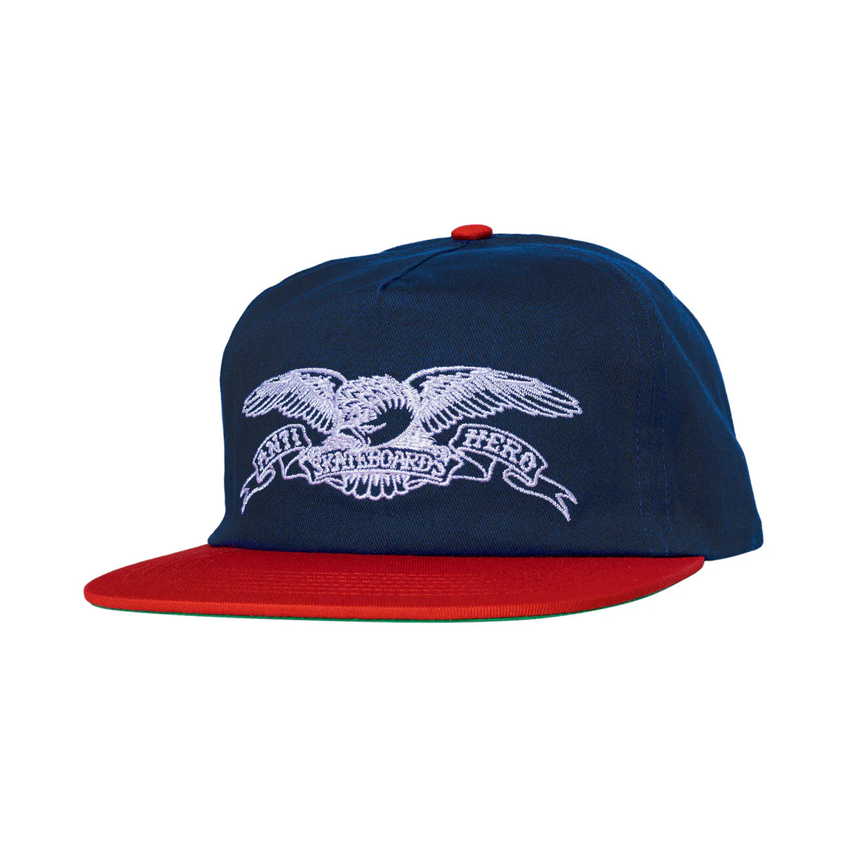 Anti Hero - Basic Eagle Snapback Hat (Navy/Red)