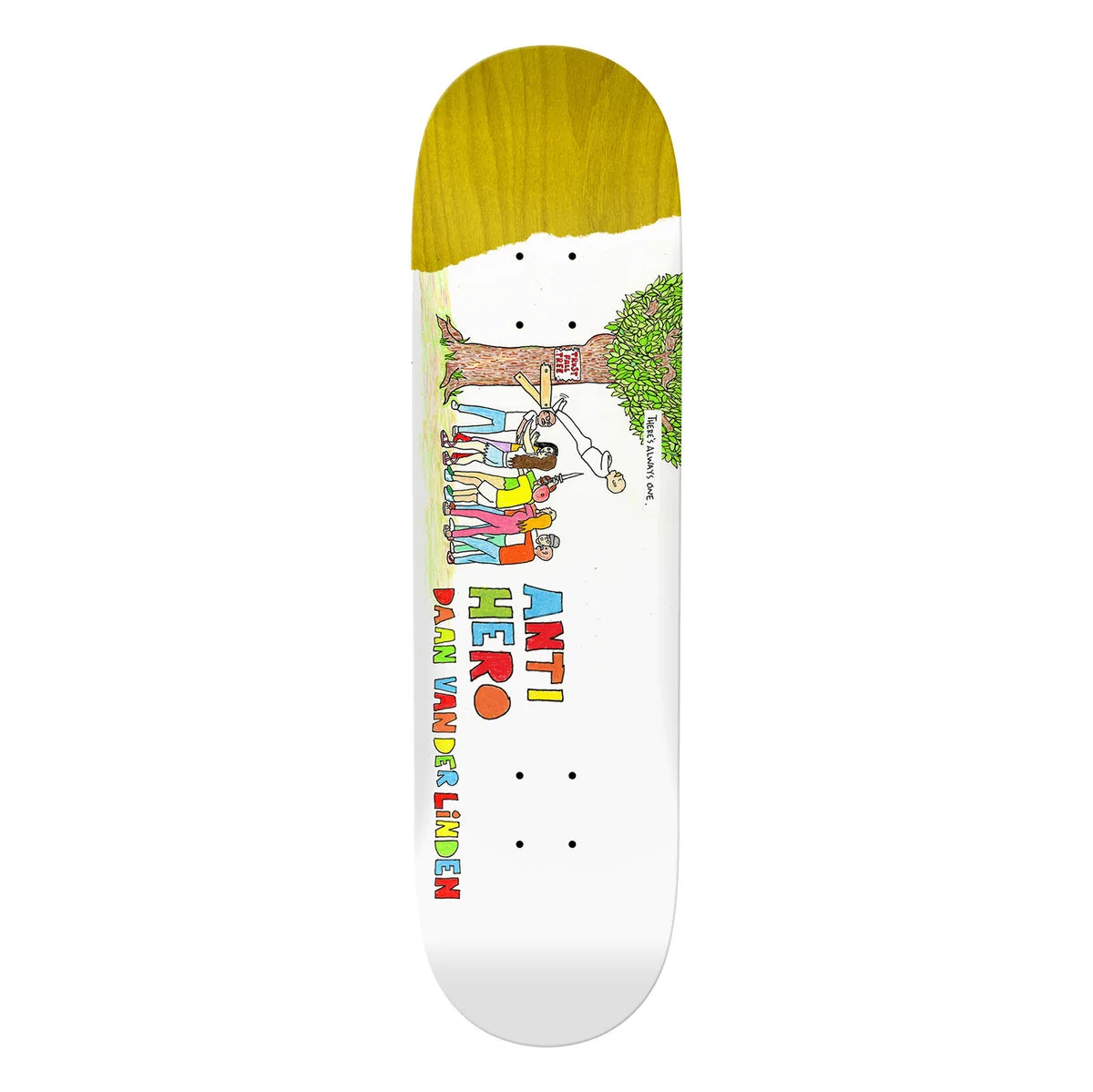Anti Hero - Daan Van Der Linden Porous Walker Round 3 Deck (8.25")