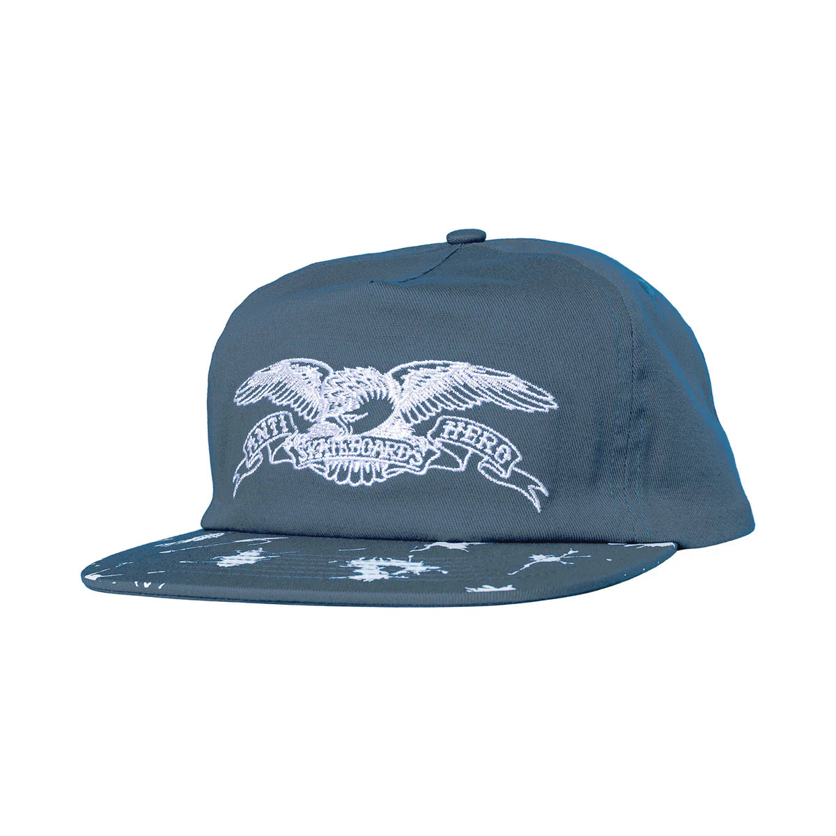 Anti Hero - Damn You Eagle Snapback Hat (Blue)