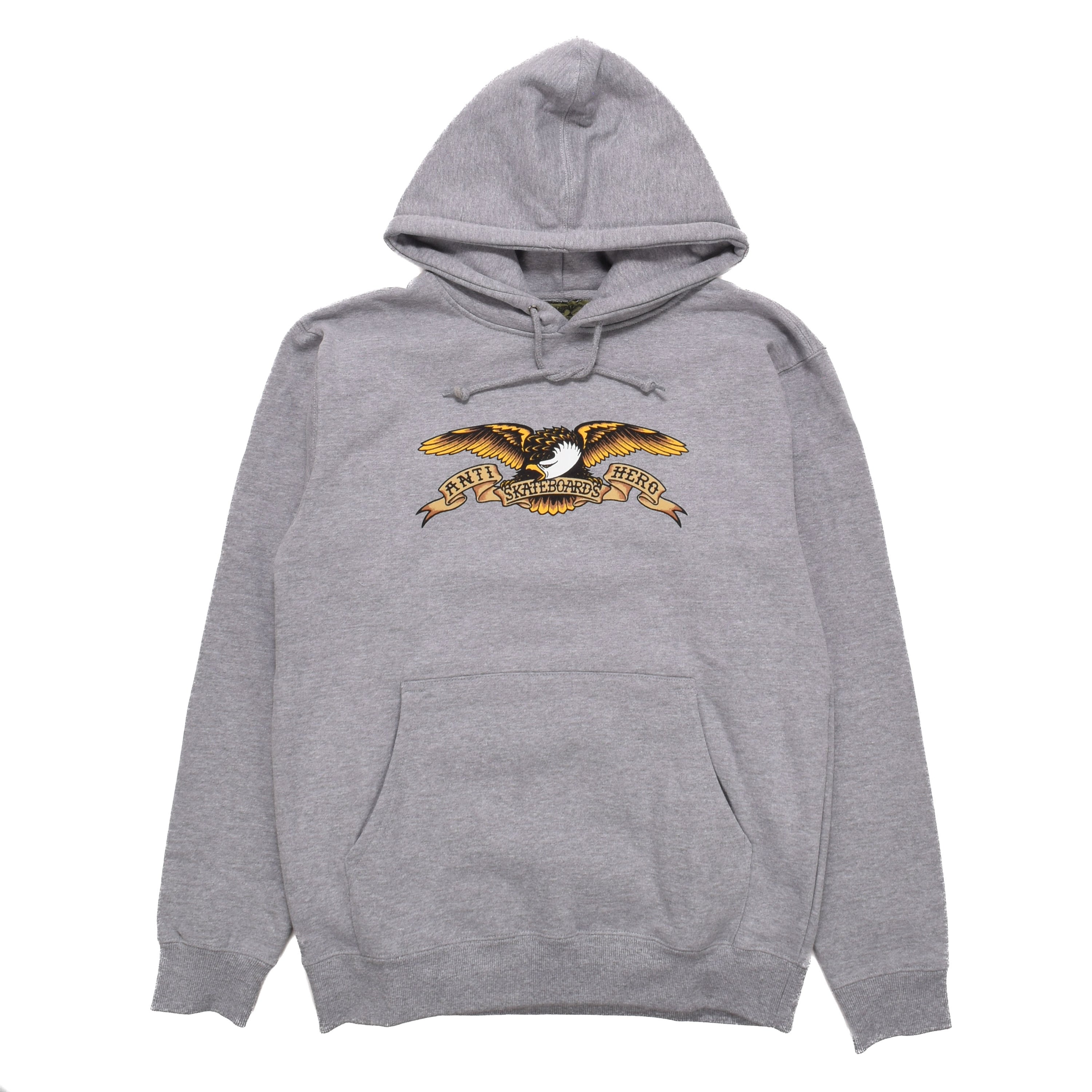Anti Hero - Heavy Weight Eagle Hoodie (Grey)