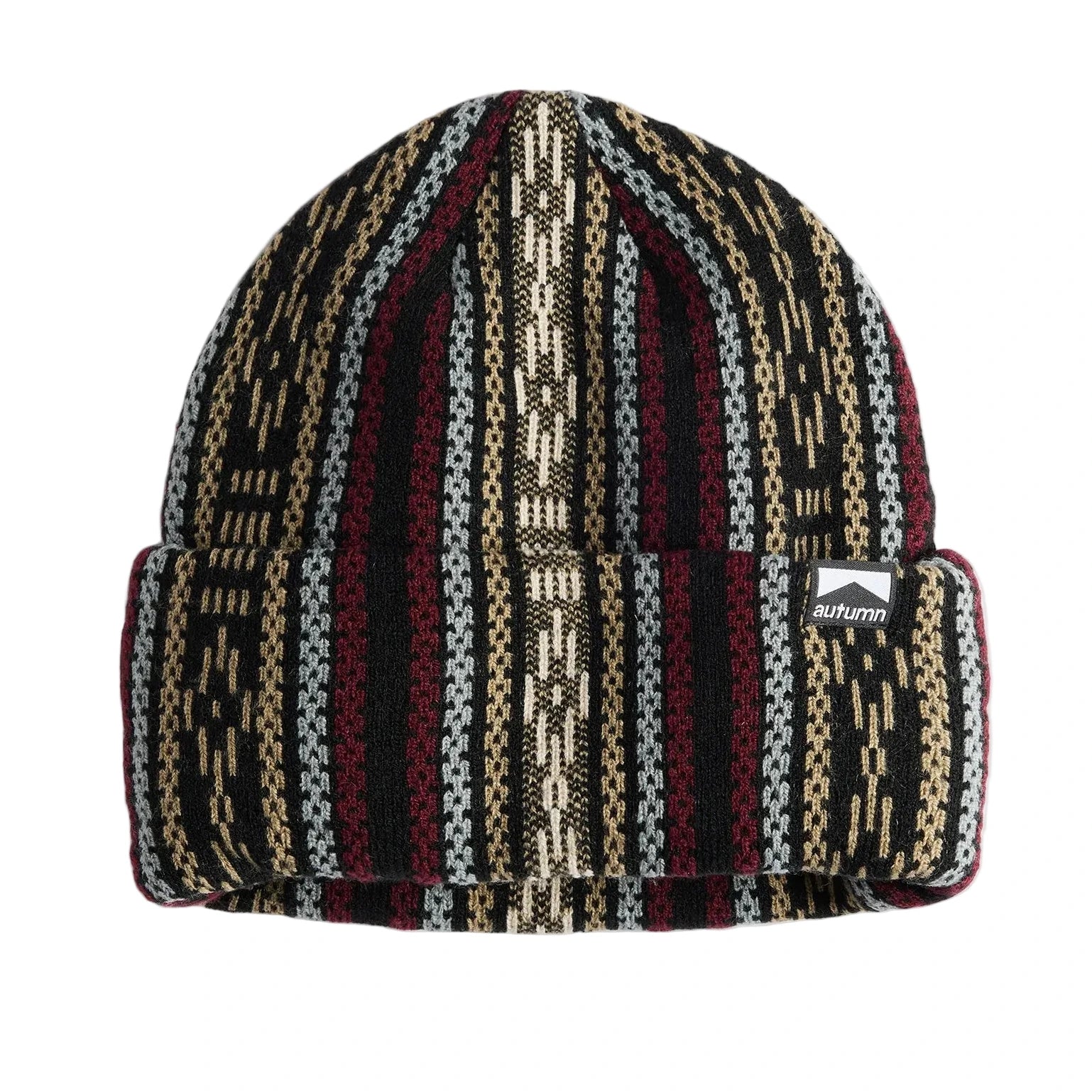 Autumn - Landscape Beanie (Merlot)