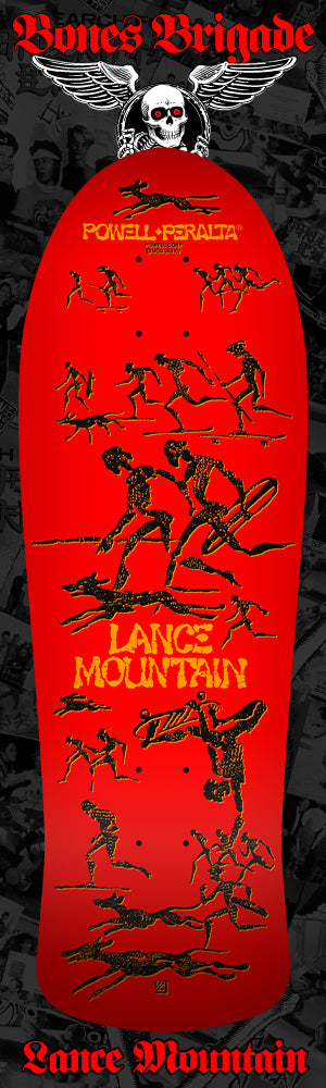 Powell - Bones Brigade Series 15 Lance Mountain Red Deck (9.9")