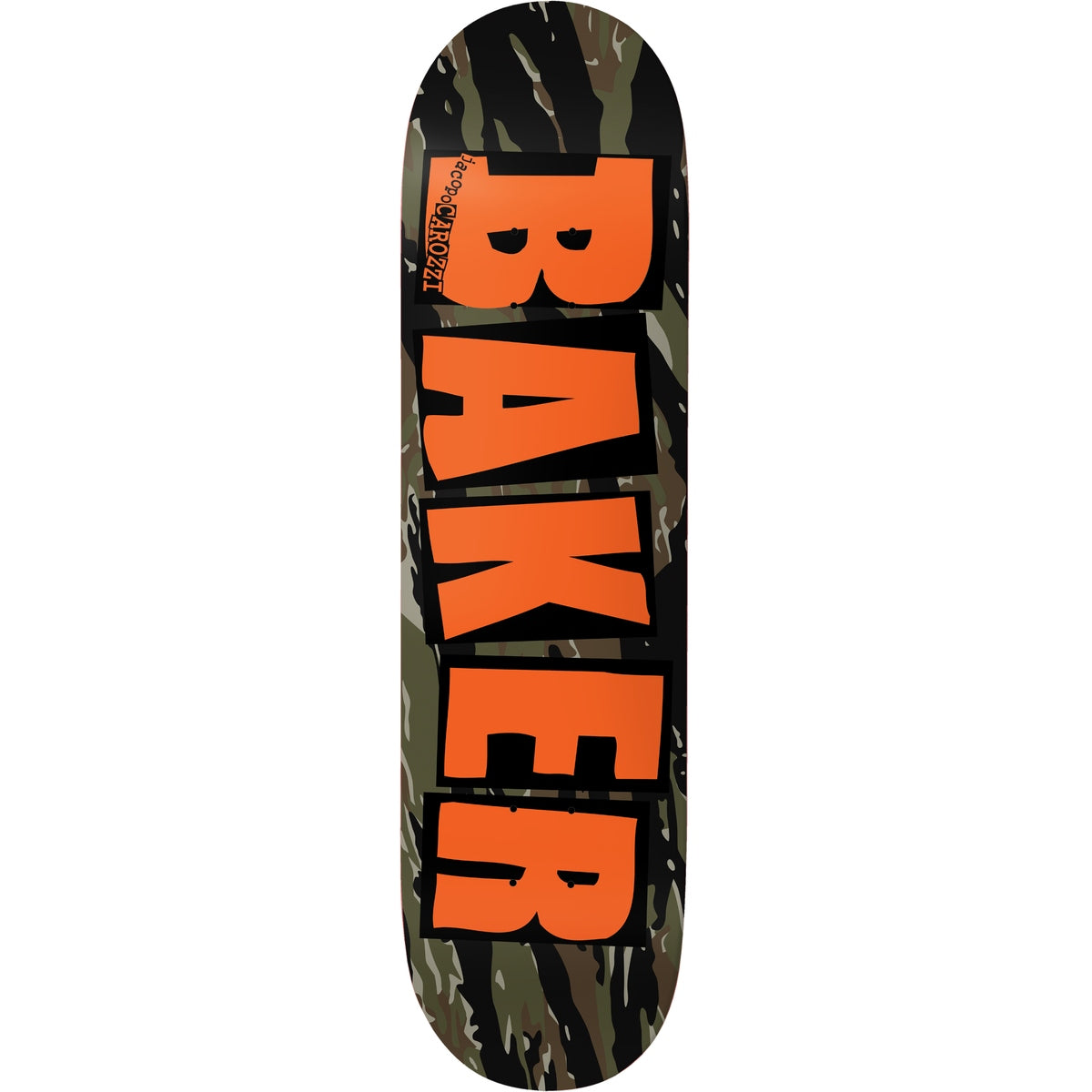 Baker - Jacopo Carozzi Brand Logo Tiger Stripe Deck Twin (8.38")