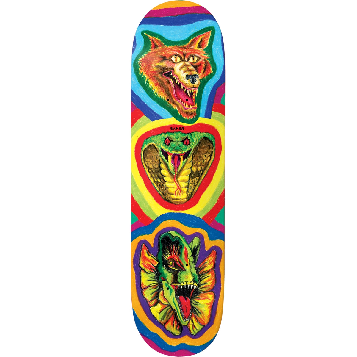Baker - Riley Hawk Fried Beast Deck (8")