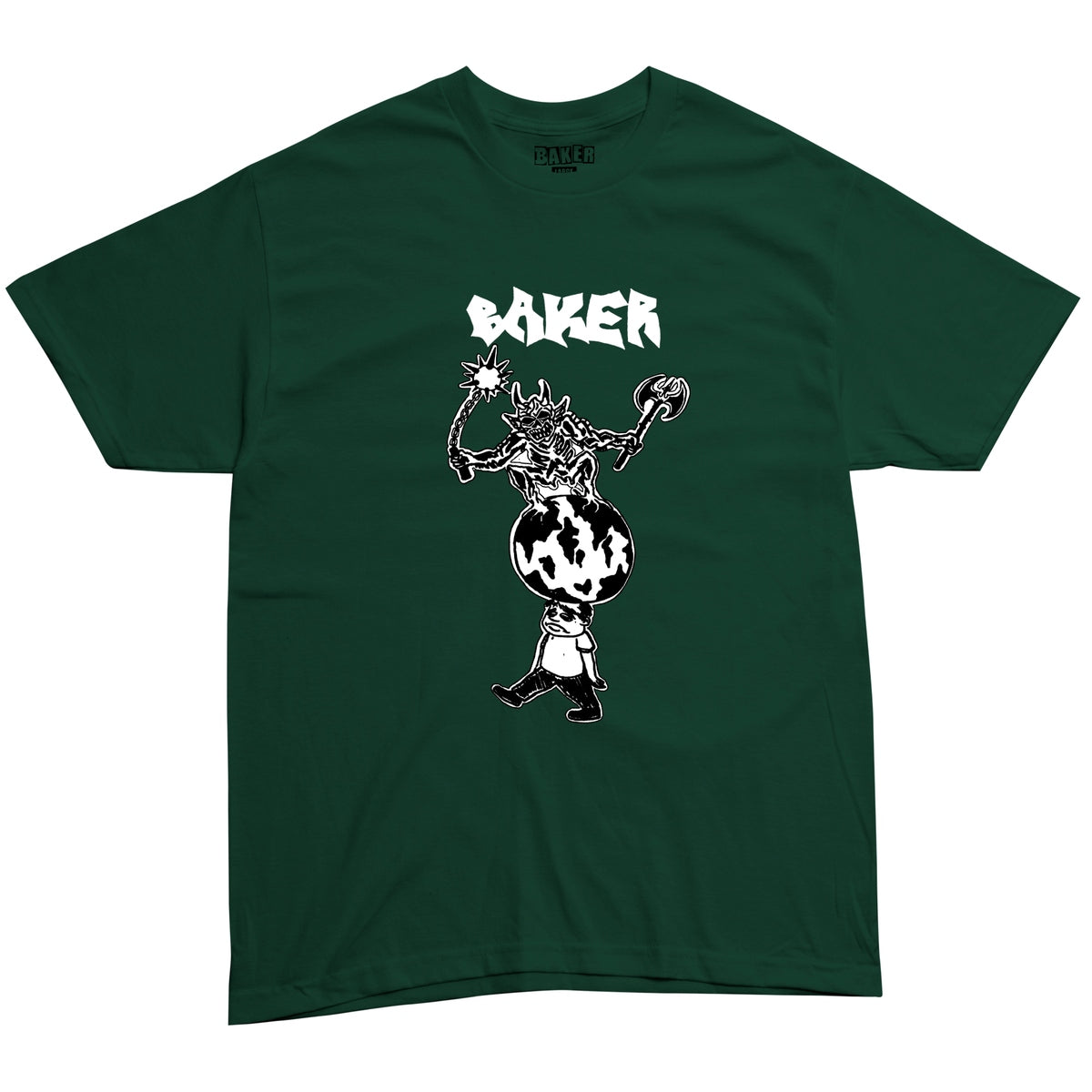 Baker - World Crusher Tee (Forest Green)