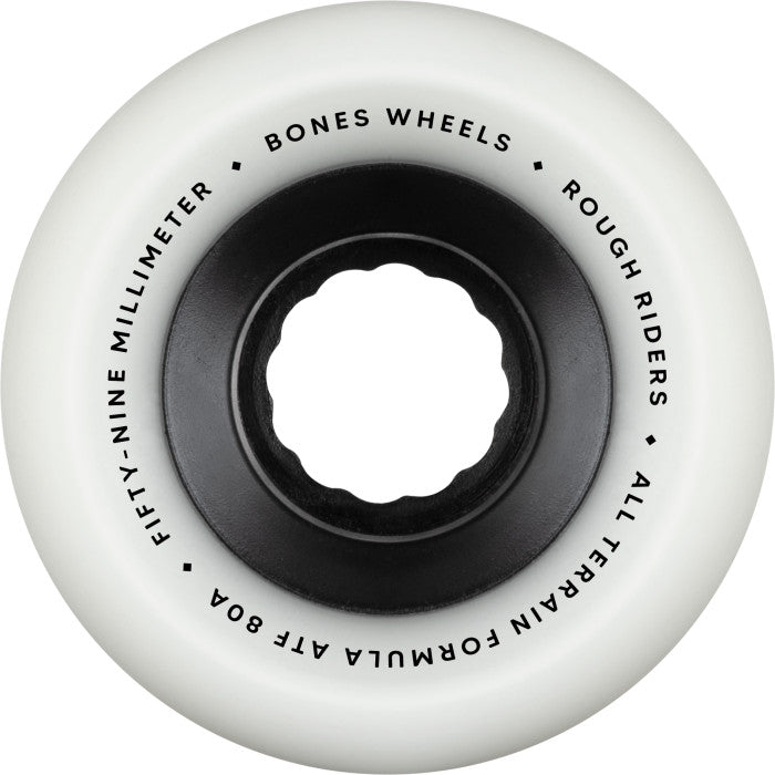 Bones - ATF Rough Rider 80A White Wheel (59mm)
