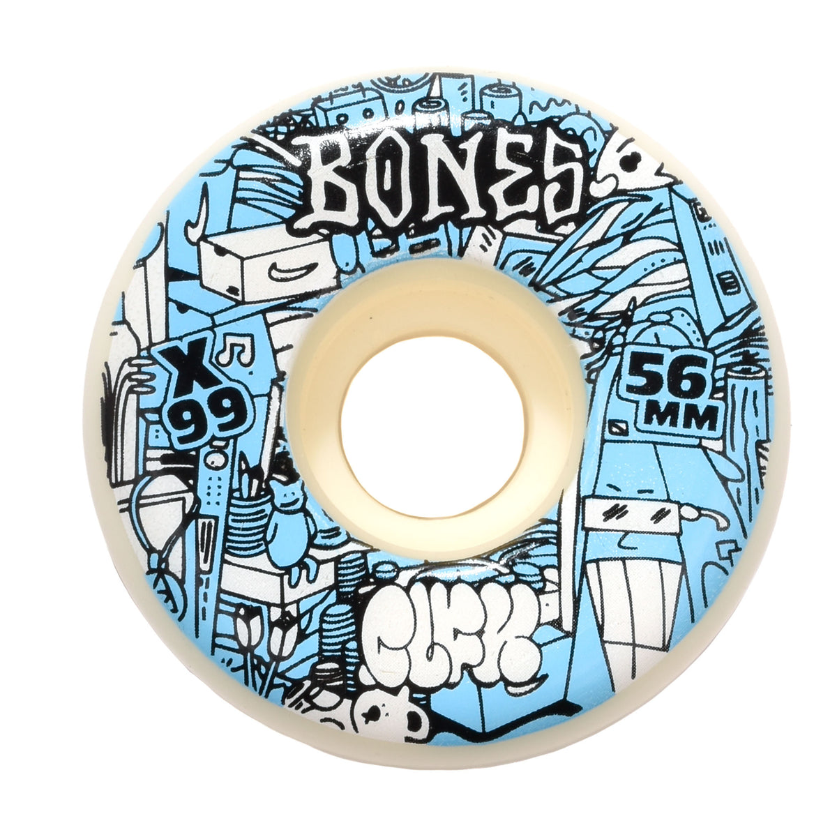 Bones - Bones x 303 Boards x Chris Haven X-Formula V7 Double Lock X99 Wheel (56mm)