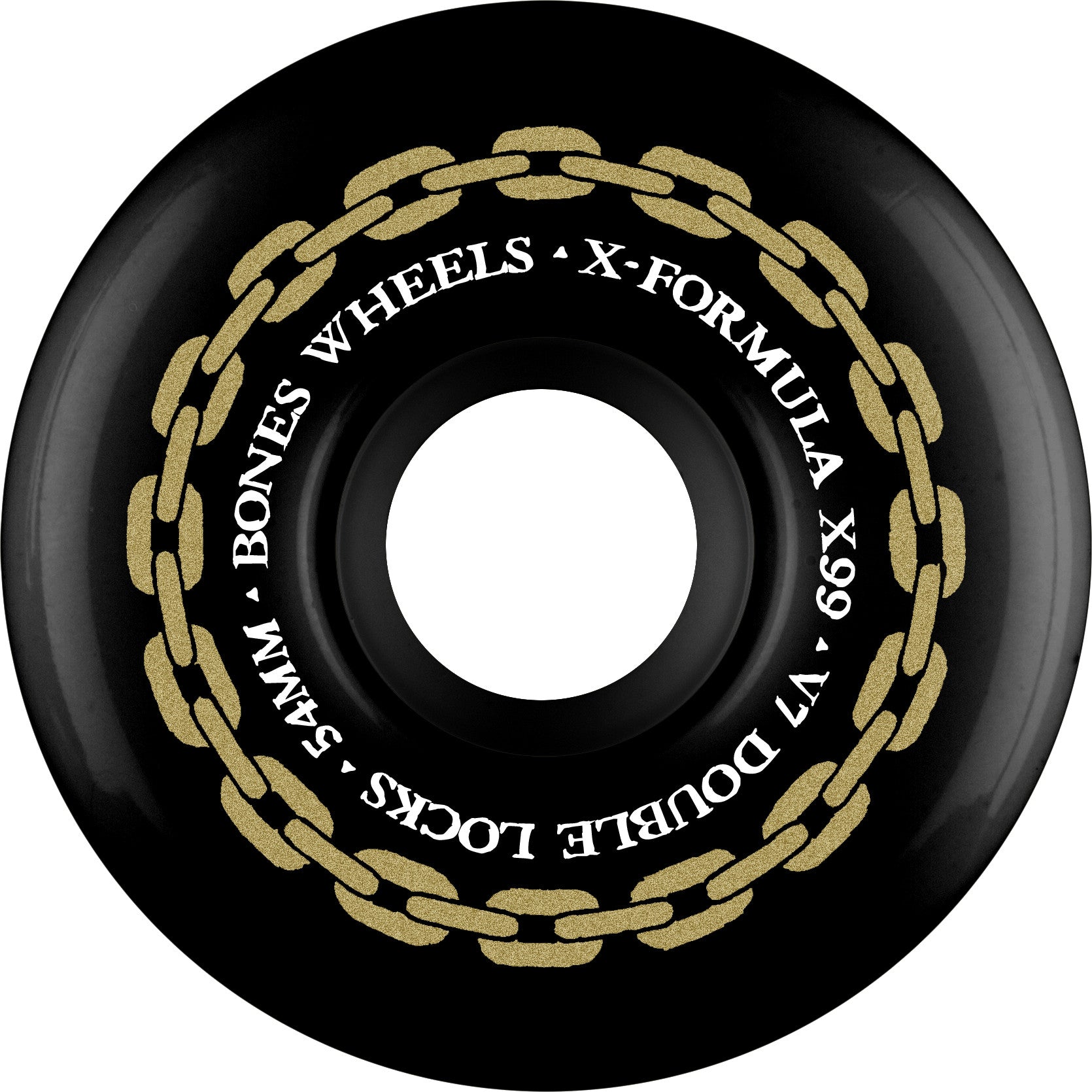 Bones - X-Formula V7 Double Locks 99a Black Wheels (54mm/56mm