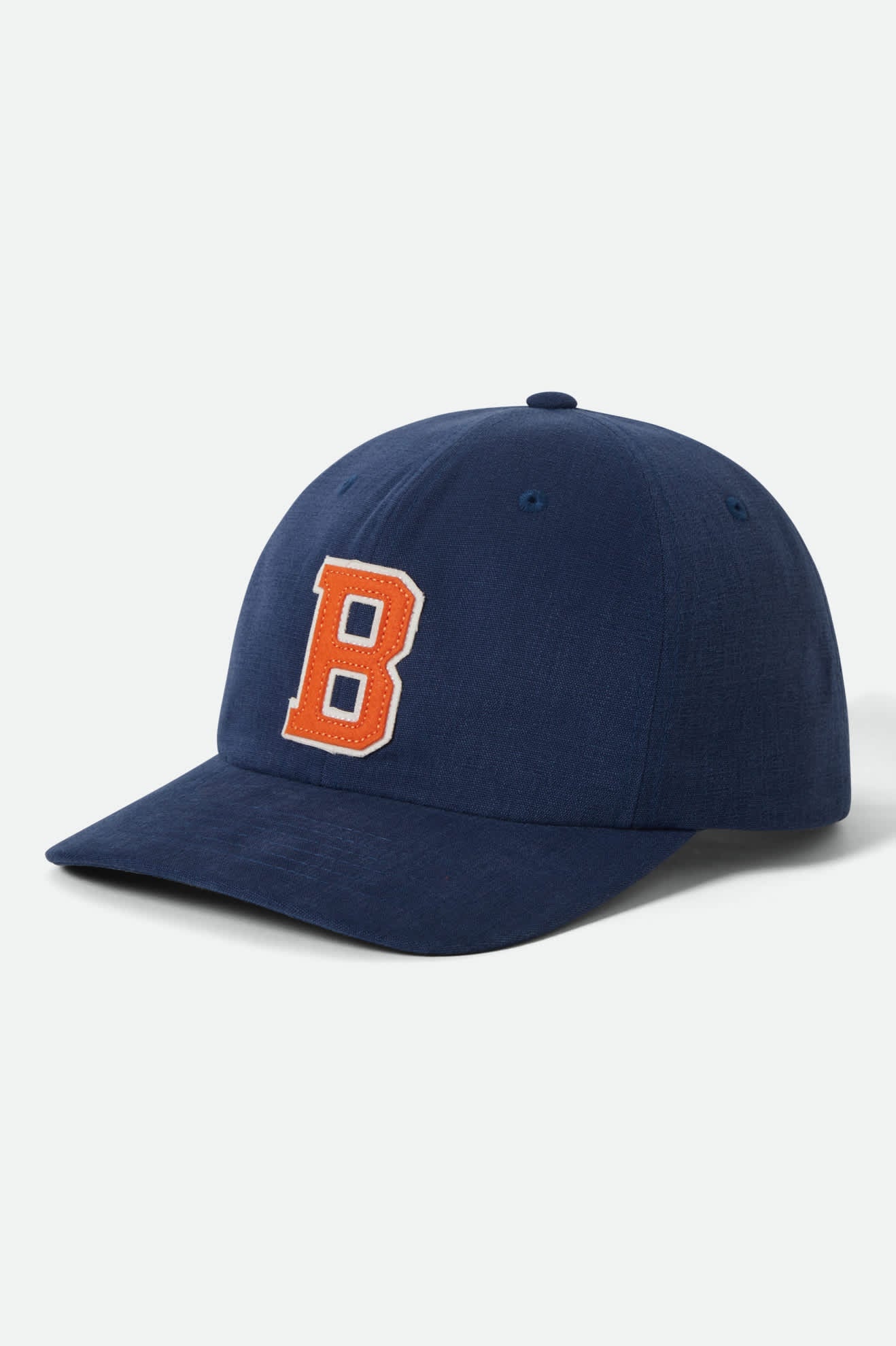 Brixton - Big B Adjustable Hat (Midnight Blue/Orange)