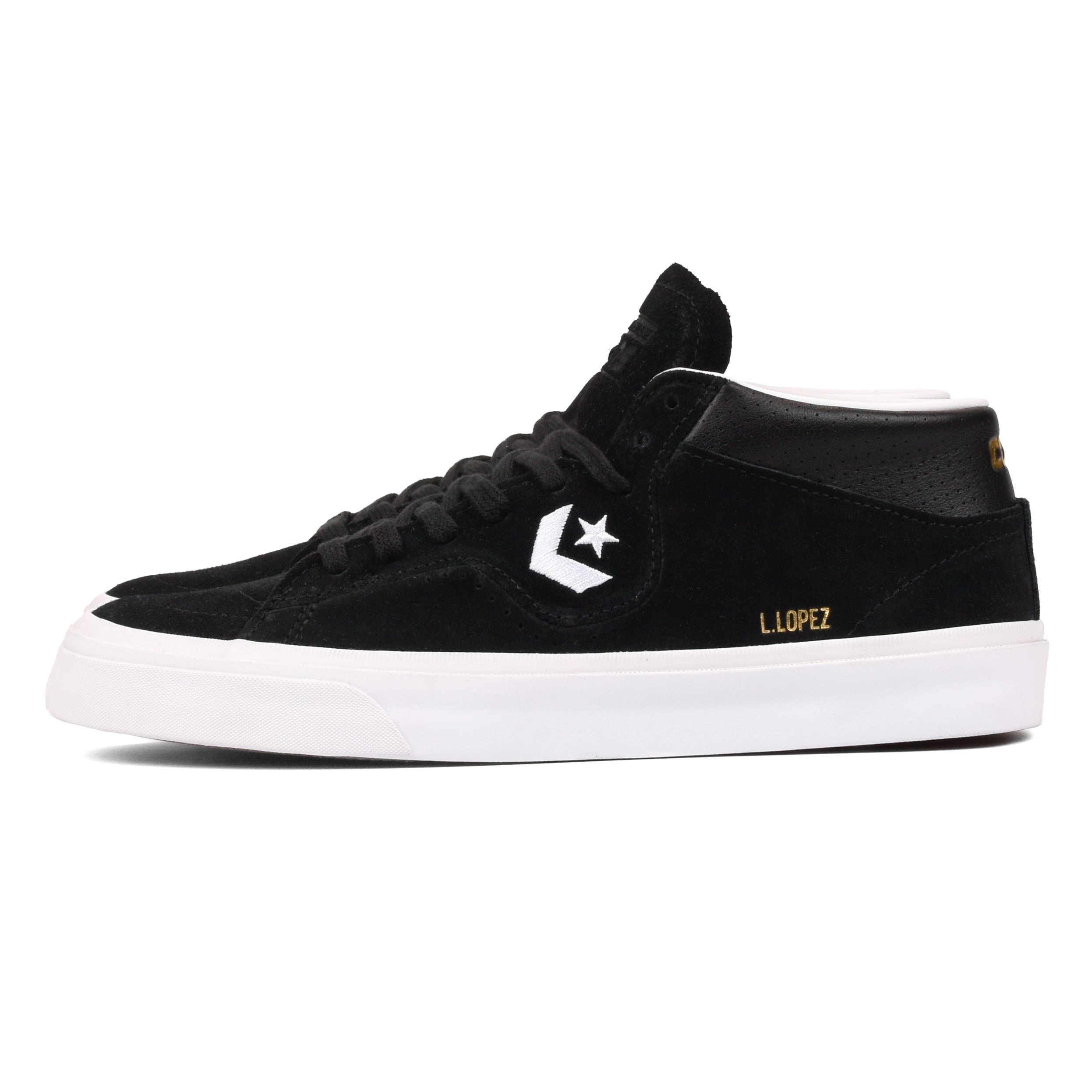 Converse Cons - Louie Lopez Pro Mid (Black/Black/White) *SALE