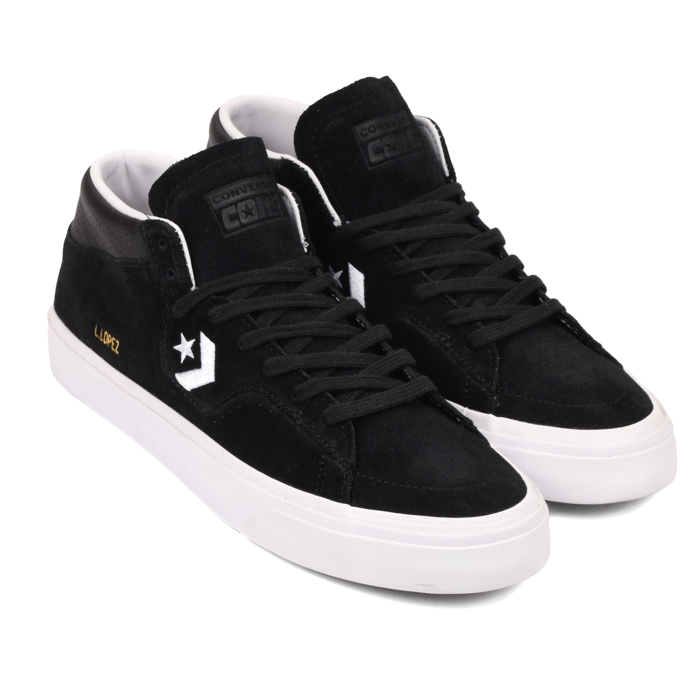 Converse Cons - Louie Lopez Pro Mid (Black/Black/White) *SALE