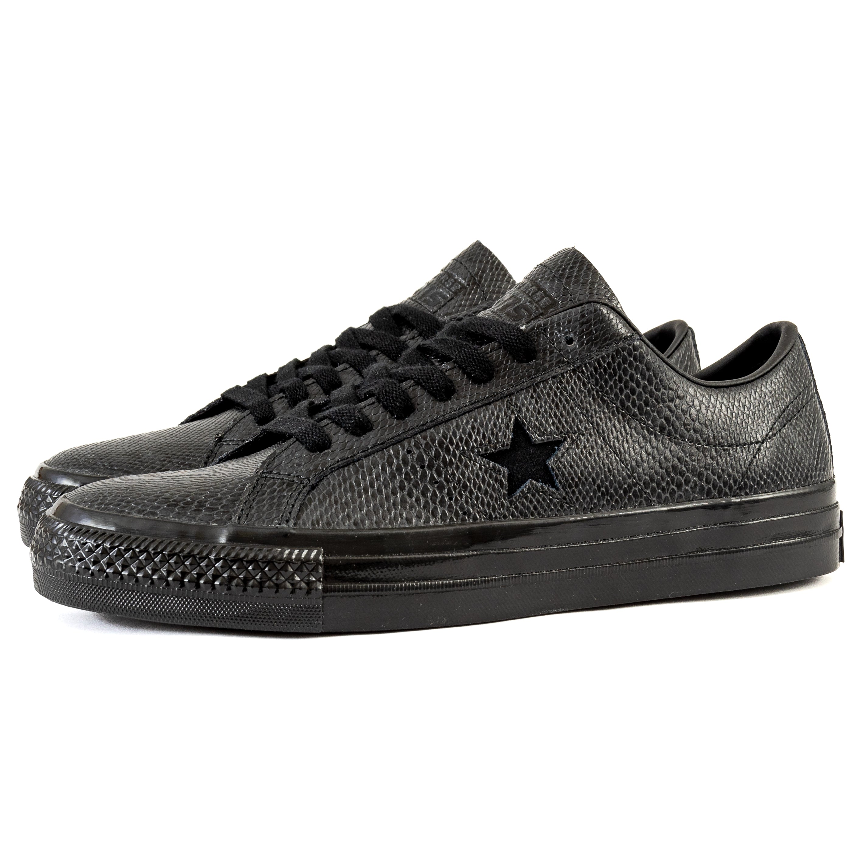 Converse Cons - One Star Pro OX (Black/Black/White) *SALE